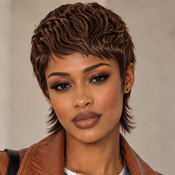 Bequeen Full Lace Special Scalp Full lace Pixie Wig