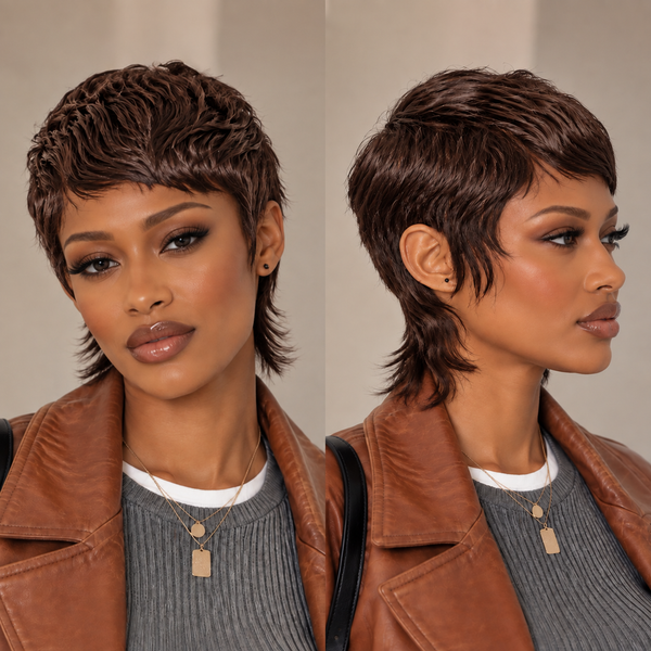 Bequeen Full Lace Special Scalp Full lace Pixie Wig