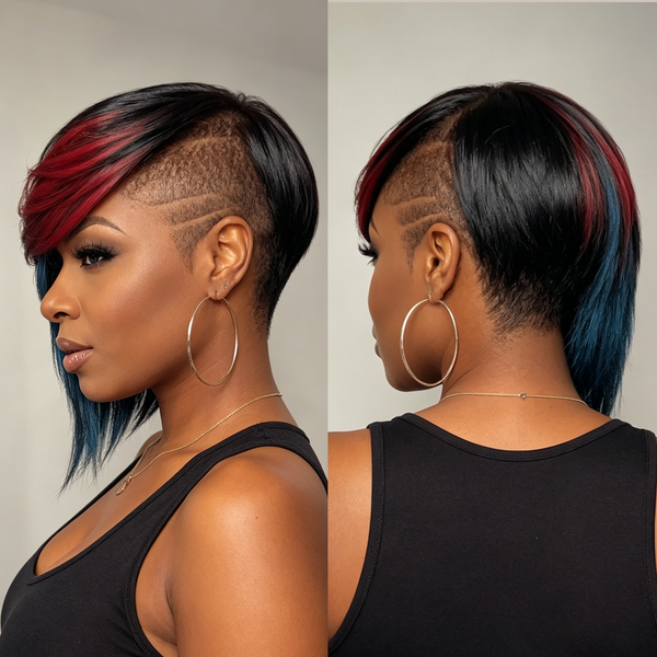 Bequeen Highlight Red Machine Made Topper