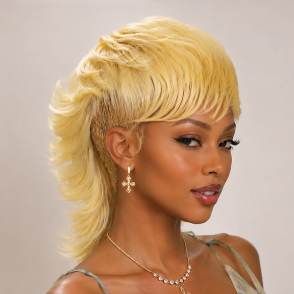 Bequeen Machine Made Yellow Topper