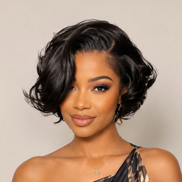 Bequeen Modern Short Cut Glueless Bob Wig