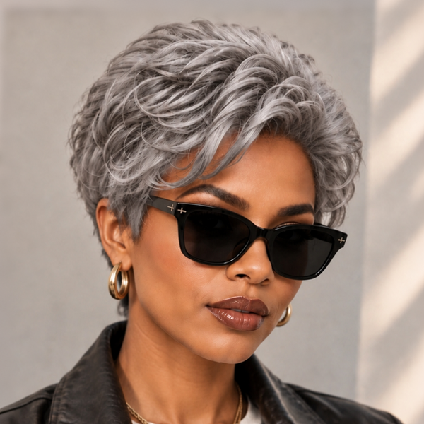 Bequeen Pixie Cuts Wig With Natural Wave Human Hair Wigs