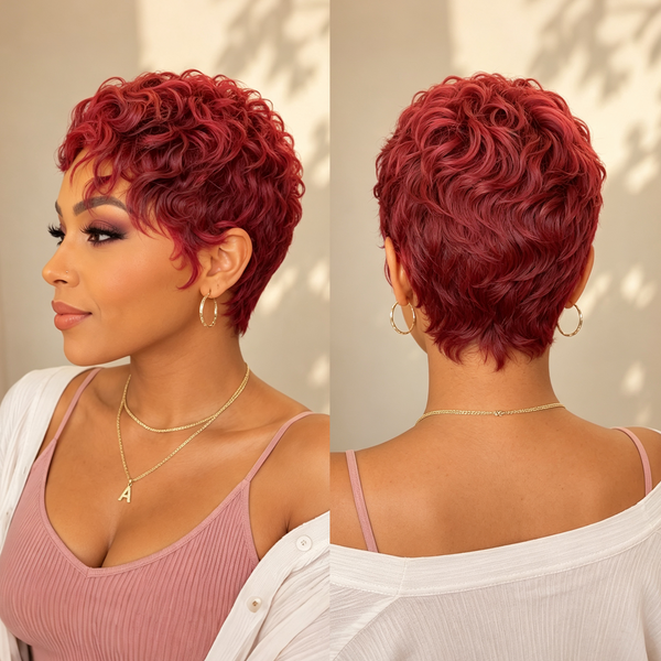 Bequeen Purple Curl Full Lace Wig