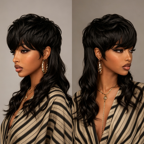 Bequeen Sexy Long Mullet Wig