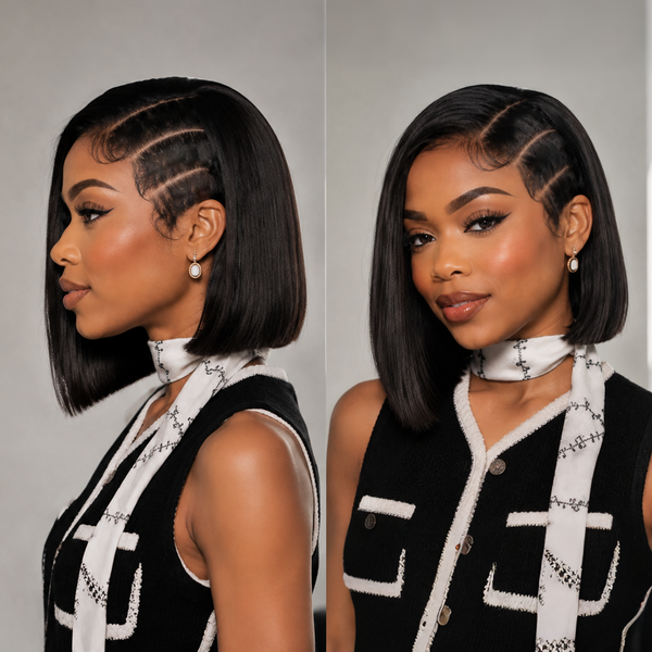 Bequeen Sexy Striaght With Unique Style Glueless Wig