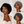 Bequeen Short Curly No Lace Wig