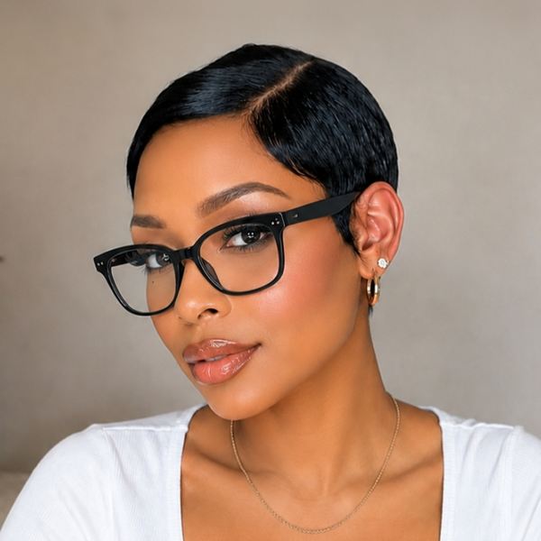 Bequeen Short Pixie Cut  Full Lace Wig