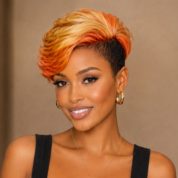 Bequeen Sleek Auburn Breeze Machine Made Topper