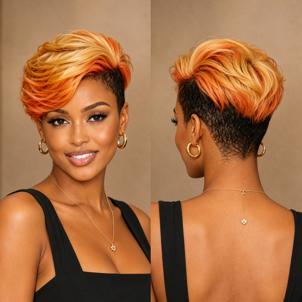 Bequeen Sleek Auburn Breeze Machine Made Topper