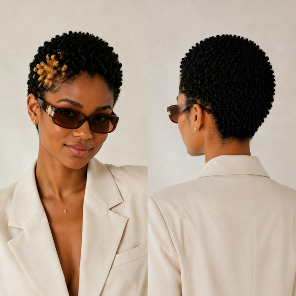 Bequeen Vibrant Lowcut Highlight Blonde Kinky 13×4 Lace Wig