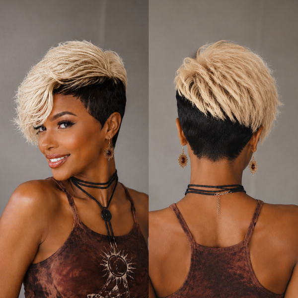 Bequeen White Machine Made Curly Topper Unit