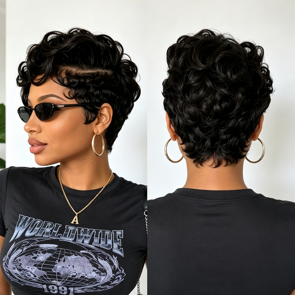 Bequeen 13X4 Lace Side Part Wave Style Frontal Lace Wig-1