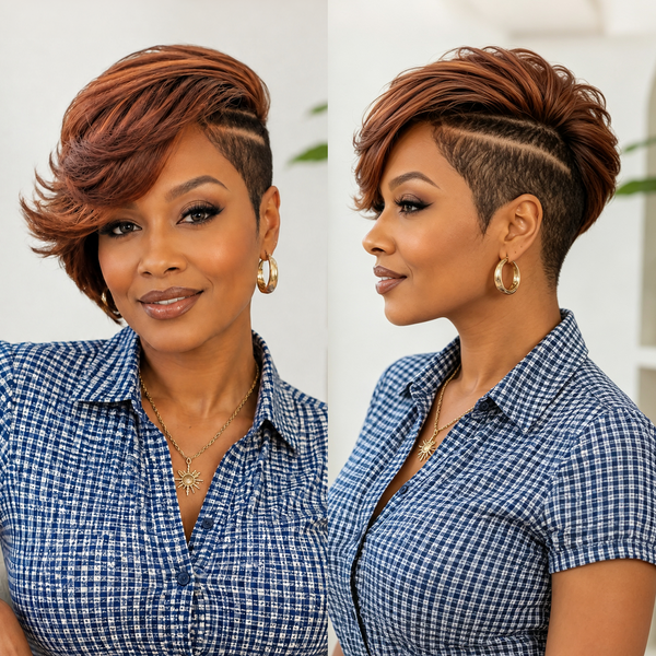 Bequeen #30 Mixed #27 Side Part Topper Unit 100% Human Hair