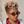 Bequeen Brown  Curly Machine Made Fashion Topper Unit  front view