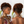 Bequeen Brown Machine Made Afro Curly  Side Part Topper For Black Women