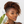 Bequeen Brown Machine Made Afro Curly  Side Part Topper For Black Women