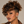 Bequeen Brown Machine Made Deep Wave Topper Unit 100% Human Hair Frontal View