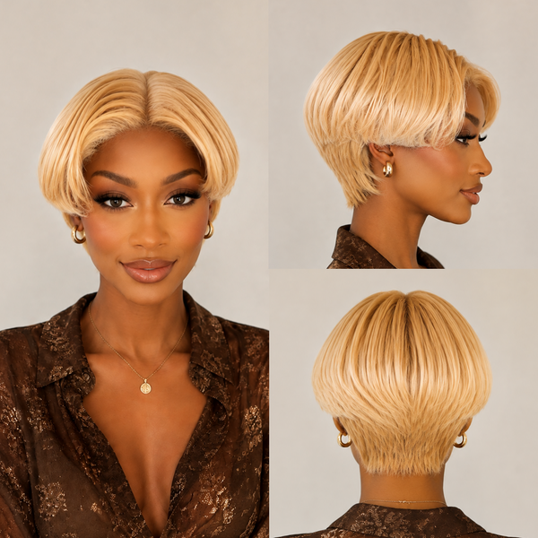 Bequeen Classic Hollywood Gold Full Lace 100% Human Hair For Black Women
