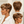 Bequeen Coffee Mixed Blonde Machine Made Short Cut Full Cap Wig