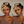 Bequeen Dark Root Mixed Golden Water Wave Lace Pixie Cut Wig