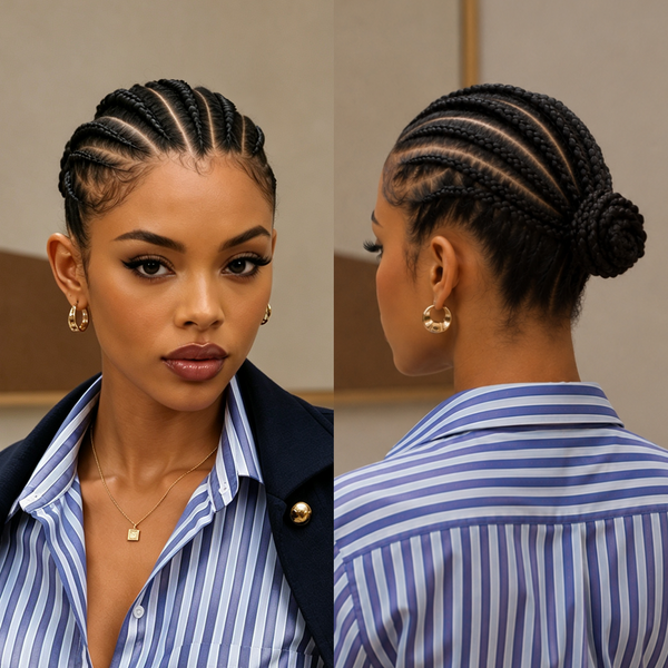 Bequeen Fashion Braid Full Lace Wig 100% Human Hair