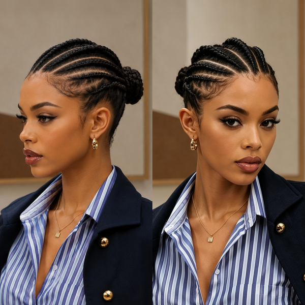 Bequeen Fashion Braid Full Lace Wig 100% Human Hair