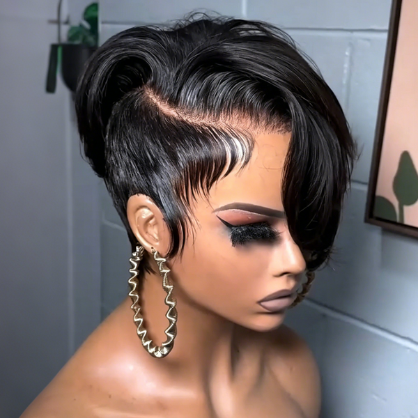 Bequeen Full Lace Side Part Pixie Wig-1