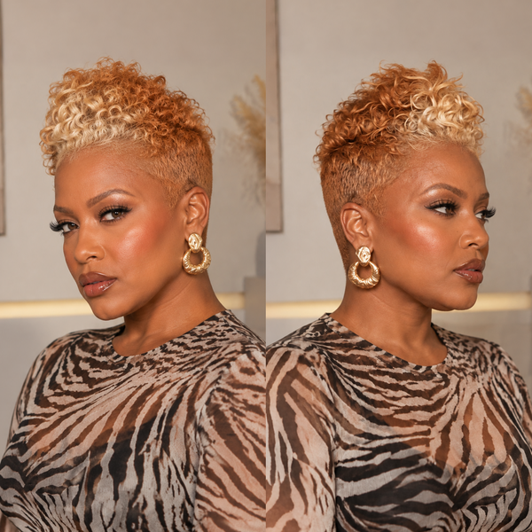 Bequeen Glueless Two Blend Highlight Blonde Natural Wave Sexy Full Lace Wig