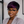 Bequeen Natural Black Highlight Purple Short Cut Pixie Bang Wig