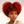 Bequeen Orange #350 Special Heart Cut Vibrant Curly For Black Women