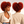 Bequeen Orange #350 Special Heart Cut Vibrant Curly For Black Women