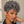 Bequeen Salt&Pepper Finger Wave Short Cut Frontal Lace Wig Frontal  View