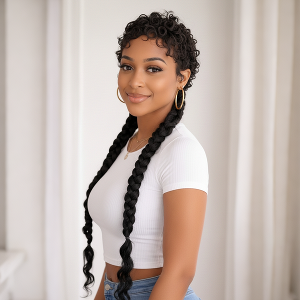 Bequeen Sexy Braid Full Lace PonyTail Wig-3