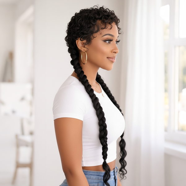 Bequeen Sexy Braid Full Lace PonyTail Wig-3