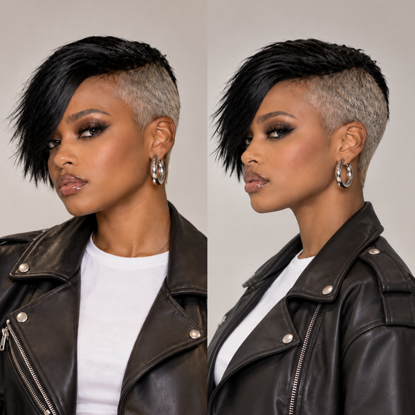 Bequeen Sexy Side Part 100% Human Hair No Lace Topper Unit-1
