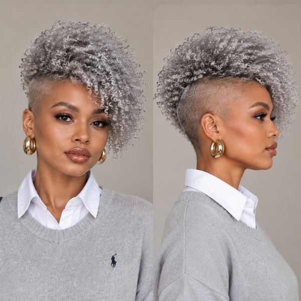 Bequeen Sexy Side Part 100% Human Hair No Lace Topper Unit-1