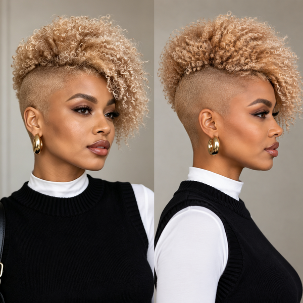 Bequeen Sexy Side Part 100% Human Hair No Lace Topper Unit-1