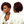 Bequeen Red Side Part Kinky Curls Easy On&Off Topper