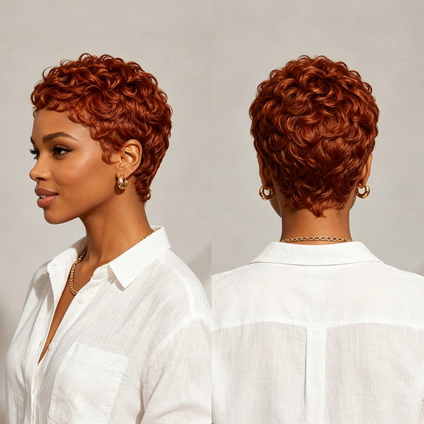 Bequeen Small Wave Pixie Cut No Lace Wig Special Style (4 Colors)