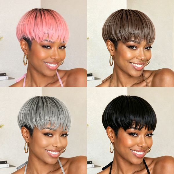 Bequeen Straight Style Machine Made Topper Unit (4 Colors)