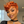 Bequeen Sunset Orange #350 Loose Wave Style No Lace Pixie Wig 100% Human Hair