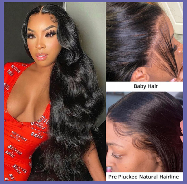 BEQUEEN Body Wave 5x5 Lace Closure Wig 100% Human Hair Wig For Black Women BeQueenWig