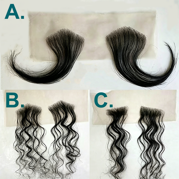 Bequeen 2X6 Invisible Lace 1B Baby Hair (Cart)