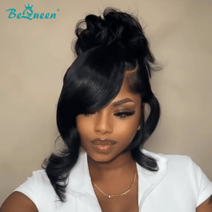 BeQueen Wig WEDDING WIG BeQueen 1B Lace Front Braid-Up Wig