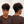 BeQueen Wig TOPPER & MOHAWK Bequeen 1B Mixed Brown Curly Style Easy ON&OFF Topper