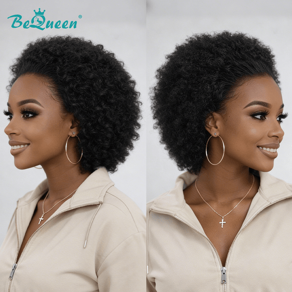 BeQueen Wig PIXIE WIGS Bequeen 1B Natural Black Special Pixie Wig