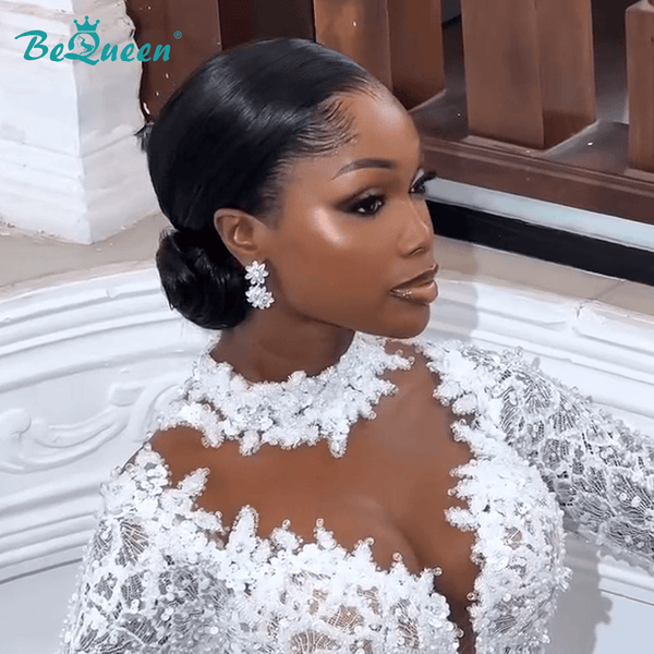 BeQueen Wig WEDDING WIG Bequeen 1B Updo Grace Full Lace Wedding Wig