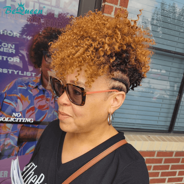 BeQueen Wig Mohawk wig Bequeen 350 Curly Mohawk Style (Not A Wig)