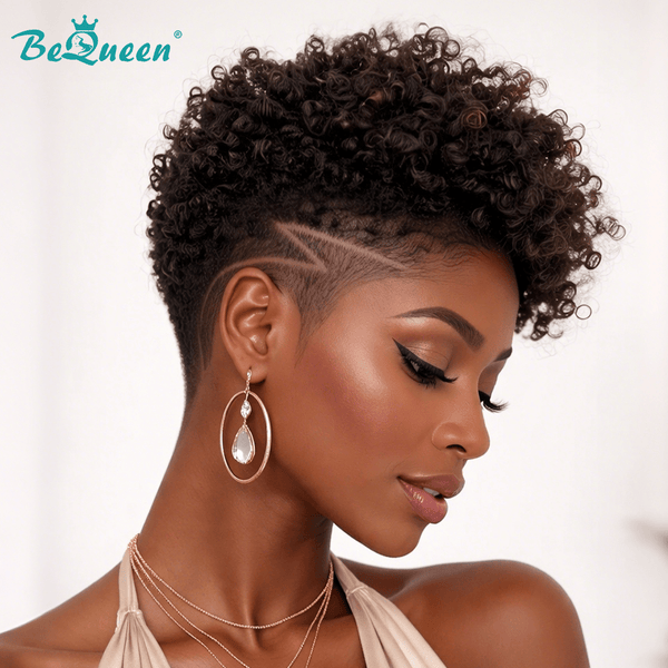 BeQueen Wig TOPPER & MOHAWK Bequeen #4/#30 Curly Style Easy ON&OFF Topper