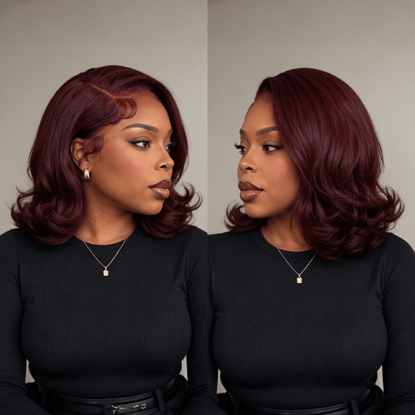 BeQueen Wig Bequeen 5X5 Lace Red Color Glueless Bob Wig(Limited Sales)